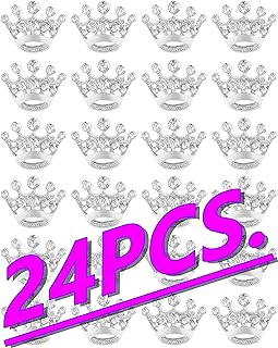 Lot of small crown brooch pins for women men set fashion elegant noble golden silver crown brooches pin for women's ladies brooches bulk