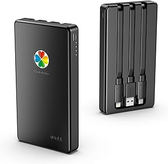 Disco Duro Externo iDiskk 1TB Portátil con Certificación MFi, USB 3.0/USB-C y Lightning, Compatible con iPhone, iPad, Mac y Android. Ideal para Fotos y Videos, con Seguridad de Datos