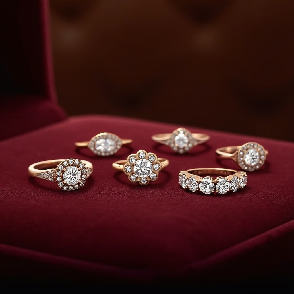 Anillos de compromiso vintage de Harry Winston