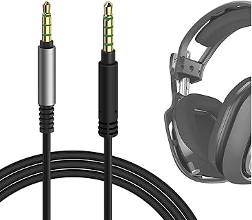 GEEKRIA Audio-Kabelersatz für Astro Gaming Kopfhörer mit kälte- und hitzebeständiger TPE-Ummantelung, niedriger Impedanz und optimaler Leitfähigkeit, ideal für Gaming