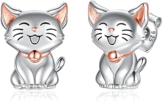 S925 Sterling Silver Bee Stud Earrings with Hypoallergenic Stud Back Finding for Women and Teens - Cute Animal Design Jewelry Gifts