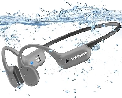 Guudsoud Écouteurs de Natation Sans Fil avec Conduction Osseuse Bluetooth 5.4, 32 Go Mémoire, et Étanchéité IP68. Parfaits pour Cyclisme, Sport, et Natation