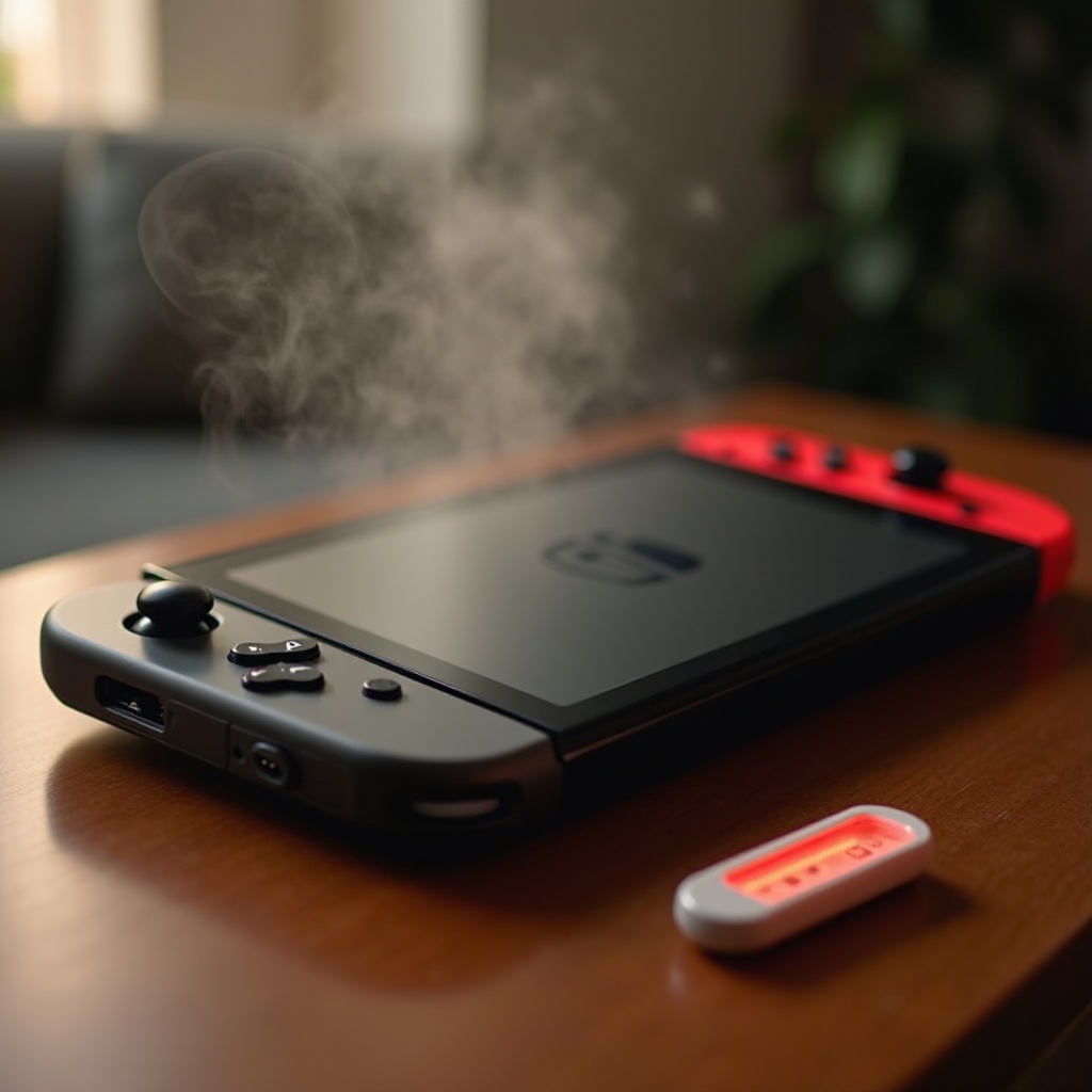 ma switch surchauffe et s'éteint