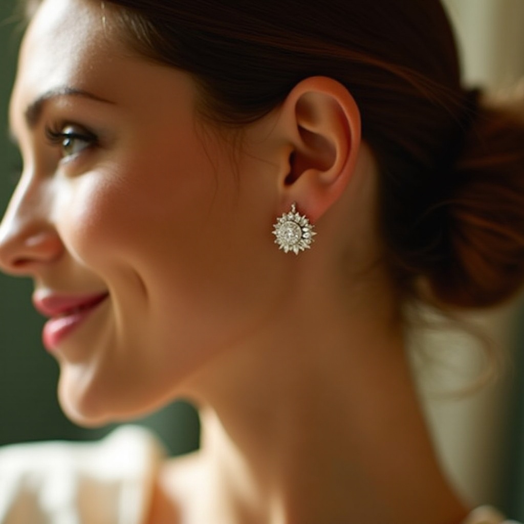 boucles d'oreilles tournesol harry winston