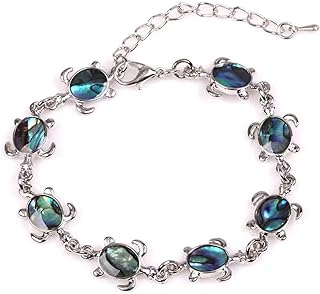 KunBead Sea Turtle Summer Anklets for Women Girls Owl Animal Shell Ankle Bracelets Gift