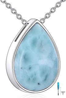 Larimar and Pearl Layered Necklace outlets Set in 925 Sterling Silver or 14K Gold Filled