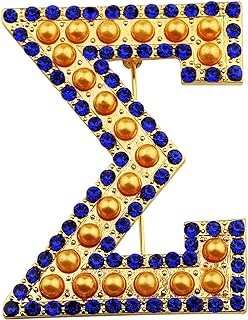 CHOORO Custom Heart Shaped Sorority Brooch Pin with Pin Clasp, Greek Sorority Jewelry Gift Made from Durable Alloy