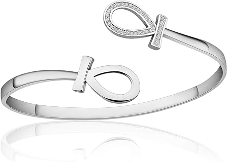 Egyptian Ankh Jewelry Egyptian Ankh Cross Cuff Bangle Ancient Egypt Jewelry Egyptian Bracelet