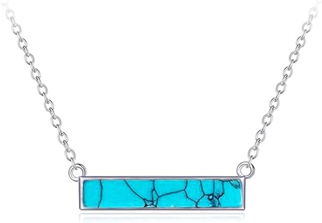 Multi-Strand Turquoise Beaded Necklace with Rope Chain, Elegant Gemstone Accent for Women, Designed as Dainty Western Bar Choker