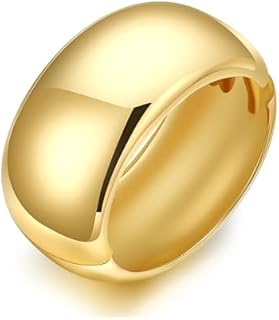 Ritach Adjustable Sterling Silver Plated Chunky Cuff Bracelets for Women - Gold Open Cuff Bangle Bracelets, Zinc Alloy Minimalist Design