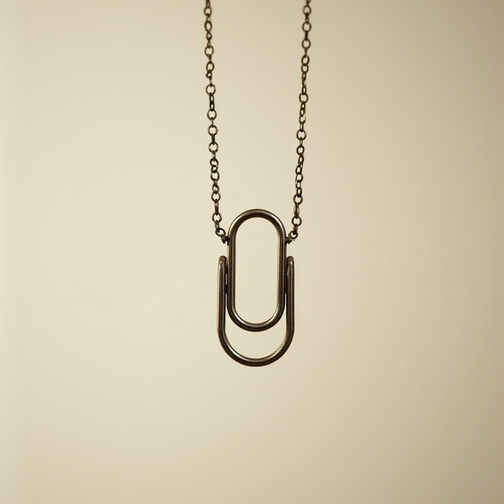 what does a paperclip on a necklace mean