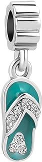 SexyMandala Fashion Flip-Flop Sandal Slipper Beach Enamel Charm Shoe charms Beads For Bracelets