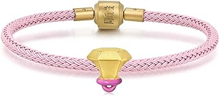 CHOW SANG SANG 999 24K Solid Gold Mini Charm Cute Wedding Ring Charm Bracelet for Women 93866C