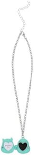 Bioworld Winston Owl Mirror Picture Open Locket Squish Necklace