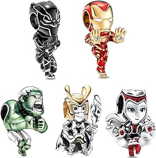 925 Silver Charms for Bracelets Beads, Charms Jewelry Bracelets Charms DIY Jewelry Set Valentine's Day Birthday Gift for Women and Girls