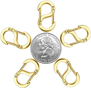 HOLAILS Brand Gold Stainless Steel Double-Opening Lobster Clasps for Jewelry Making - Suitable for Bracelets, Necklaces, and Other Craft Projects