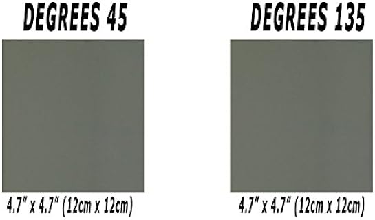 ESROVER 3D Circular Polarizer Sheets with Multi-Coating for DIY 3D Glasses, Science Projects, 4.7