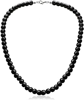 8mm Pearl Choker Necklace Multicolor 1920s Dainty Beads Necklace Costume Prom Party Statement Jewelry for Women and Girls