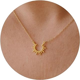 Gold Necklace for Women，14k Gold Plated Infinity Necklace Star Of David Necklace Evil Eye Cross Pendants Heart Dainty Gold Necklace For Women