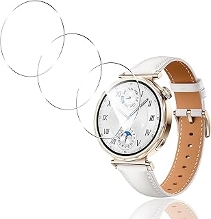 Fierymoto製人気の41mmスマートウォッチ用ガラスフィルム、9H硬度で指紋防止と超薄型デザイン、家庭用にお得な3枚セット。