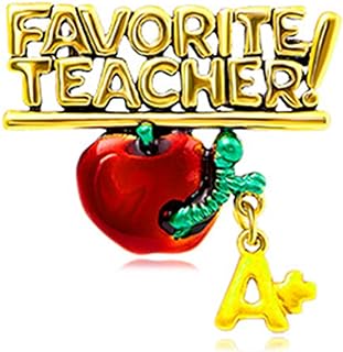 Gold-Plated Pin Apple Brooch for Women and Girls - Exquisite Red Enamel Design Dress Ornament, Ideal for Christmas Festival and Teachers' Day Jewelry Gift