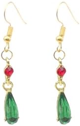 Howl's Earrings,Howl's Castles Moving Earrings,Costume Cosplay Anime Earrings,Green Water Drop Dangle Earrings for Women Men Girls and Howl's Fans Mobile Castle Fans,Howls Moving Castle Jewelry (Drop)
