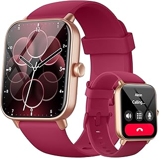 Montre Intelligente Galaxy pour Femmes avec Appel Bluetooth, Alexa Intégrée, Écran HD 1.8, IP68, Suivi Santé et 120 Modes Sport pour Utilisation Quotidienne