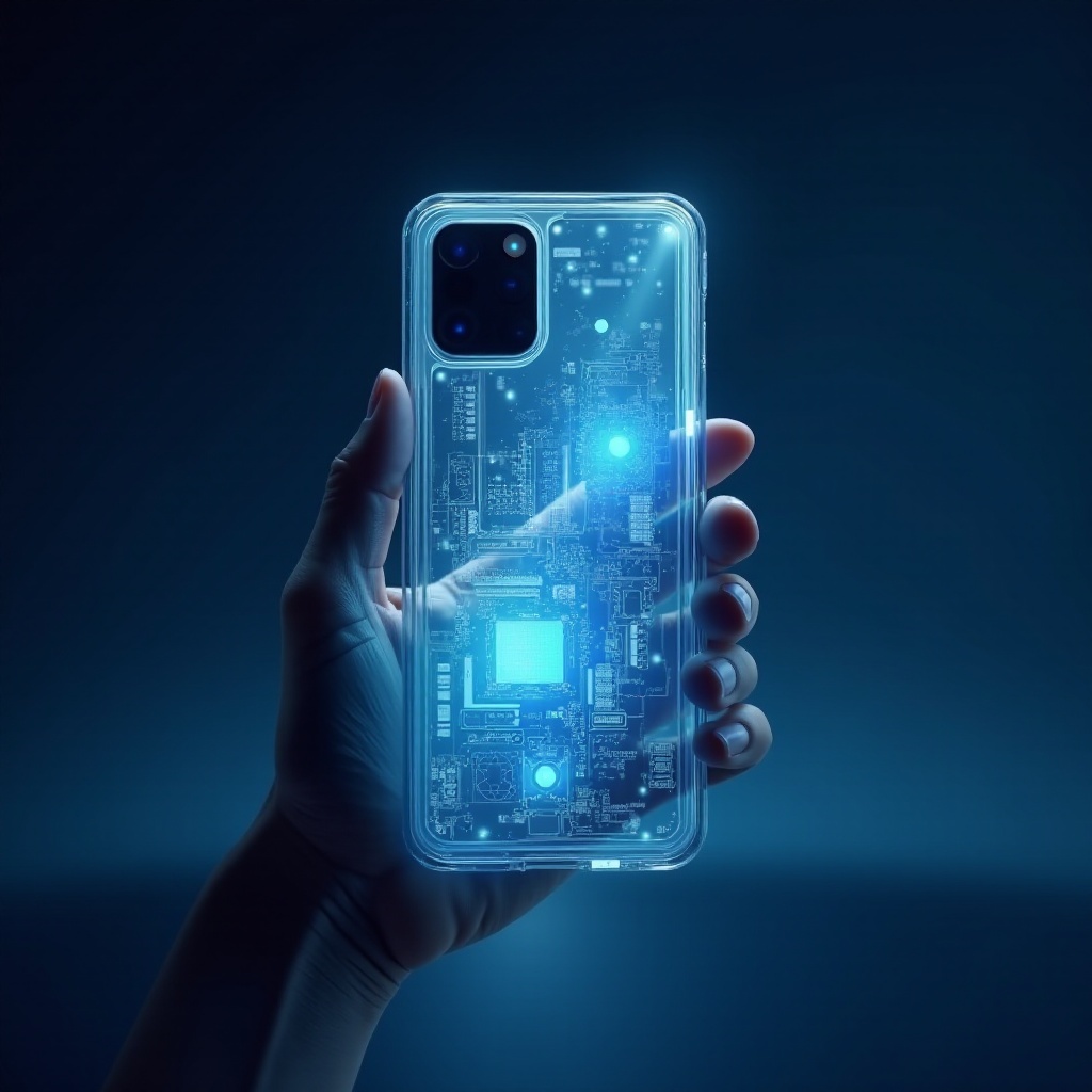 durchsichtiges handy