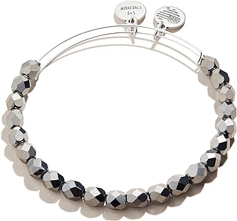 Copper Blend Bead Chain Bangle Bracelet - Alex and Ani Solstice Colored Beads for Women - Expandable & Adjustable Design - Originated In USA