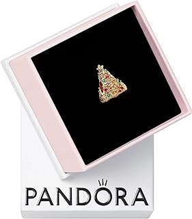 Pandora Glitter Christmas Tree Charm Bracelet Charm Moments Bracelets - Stunning Women's Jewelry - Gift for Women in Your Life - Made Shine & Man-Made Stones