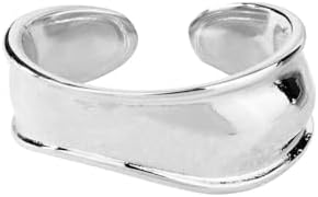 Punk Twisted Gold Silver Open Wide Cuff Bracelet Open Ring Irregular Wave Chunky Cuff Bangle Armband for Women