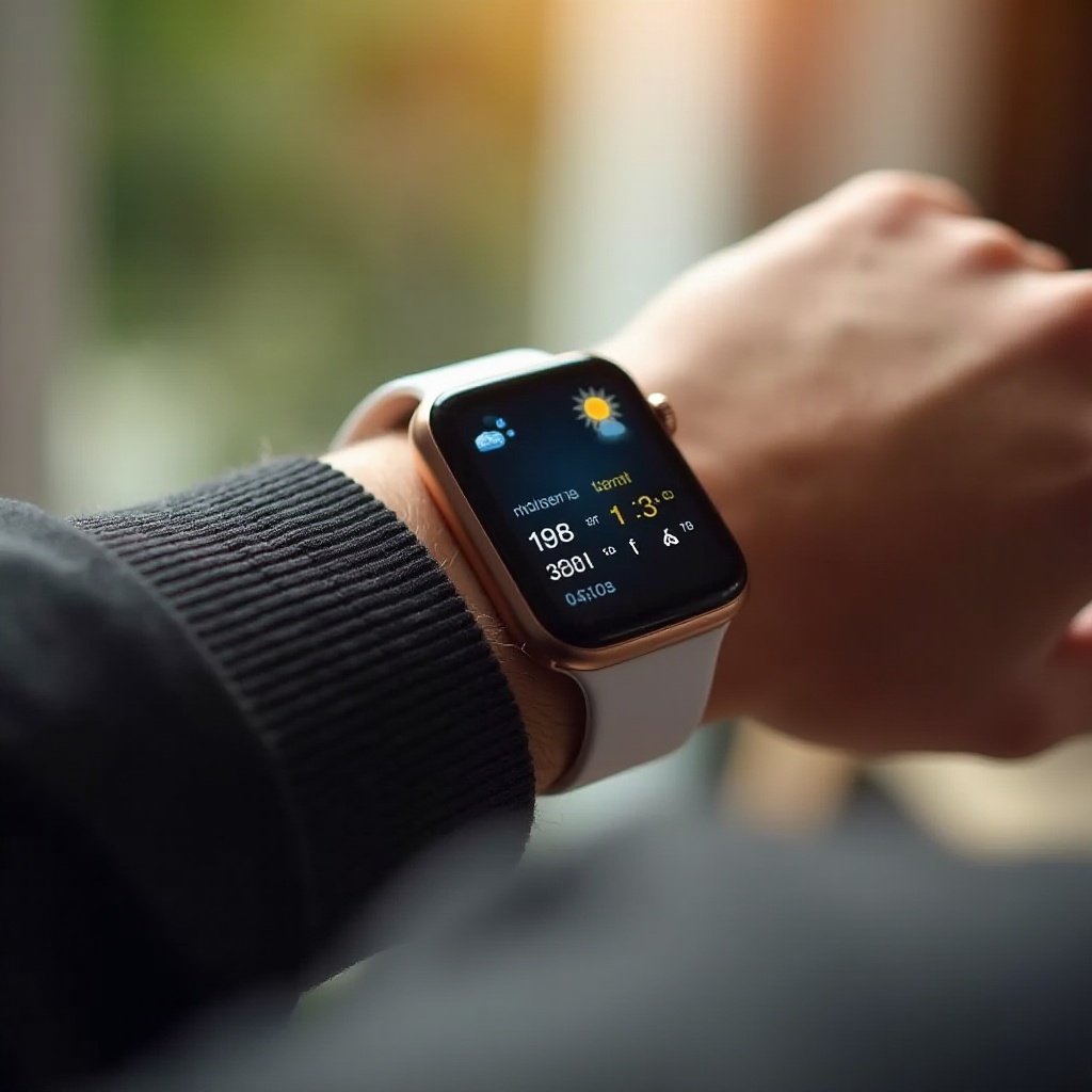 application météo pour montre connectée