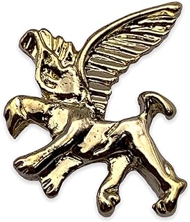 Griffin Lapel Pin - Medieval Costume Accessory, Ideal as Backpack Pins, Button Pins, and Enamel Pin - Unique Broach Design