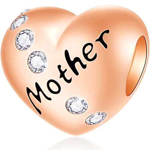 925 Sterling Silver Mothers Day Theme Charms - Navy Mom/Sister/Mother Baby Owl Charms fit European Women Bracelet, Gift for Family/Birthday/Christmas