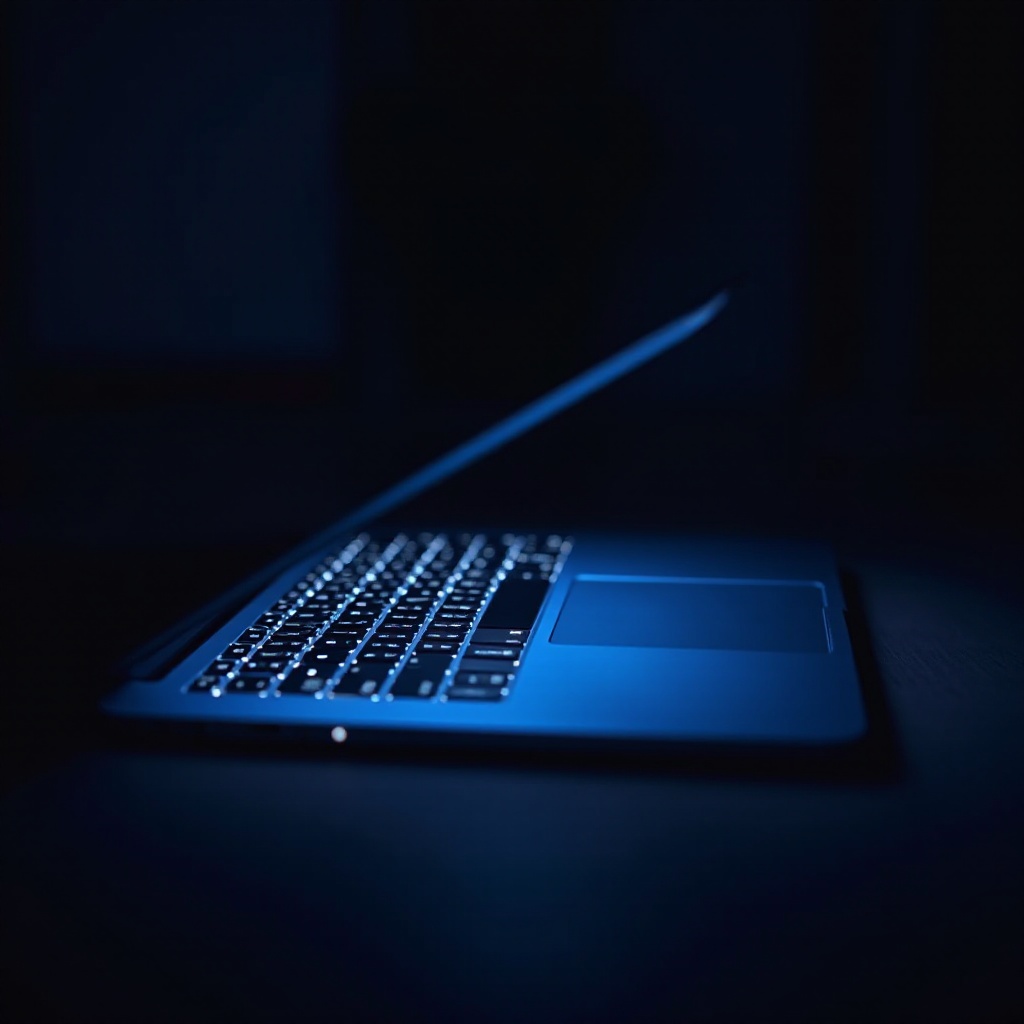 Ordinateur portable avec clavier rétro-éclairé