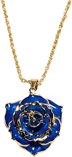 Eternal Necklace 24k Gold Dipped Forever Rose Necklace