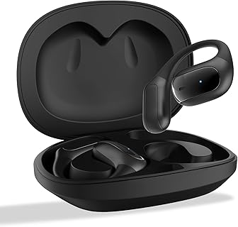 ODOROABA Écouteur Bluetooth Sport avec Design Ouvert, Bluetooth 5.4 et IPX4, 36 Heures dAutonomie. Idéal pour les Adultes en Course et Activités Extérieures