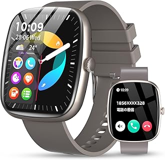 医療用スマートウォッチ 大画面とBluetooth通話対応、IP68防水で多機能。メンズ・レディース共に最適、スポーツと日常生活に便利。