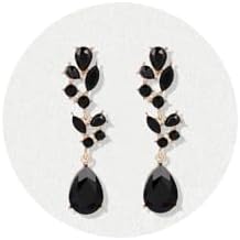 Rhinestone Statement Drop Dangle Earrings Dangling Sparkly Crystal Bridal Wedding Earrings for Brides Teardrop Chandelier Earrings for Women Prom Pageant