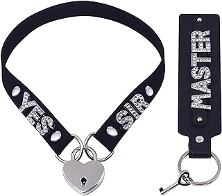 Heart Padlock Collar With Key For Women, Handmade Black Velvet Letter Padlock Choker Necklace With Leather Keychain, Punk Gothic Jewelry For Cosplay Outfits