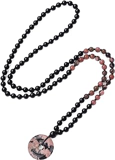 COAI Donut Pendant 108 Beads Mala Necklace