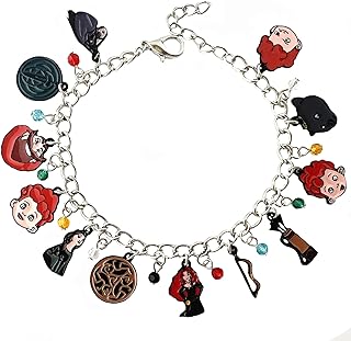 Adorable Universe of Fandoms Anime Charm Bracelet with Lobster Claw Clasp, Box Chain - Perfect Alloy Accessory Gift for Women