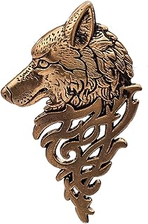 Vintage Bohemian Tiger Brooch Badge with Buckle Clasp, Fashion Alloy Metal Animal Brooch for Men's Suits & Neckwear Accessories