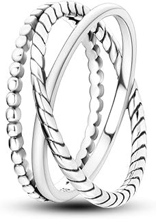 925 Sterling Silver Rings for Women Girls, Colorful Cubic Zirconia Ring Stackable Vintage Rings Eternity Wedding Rings