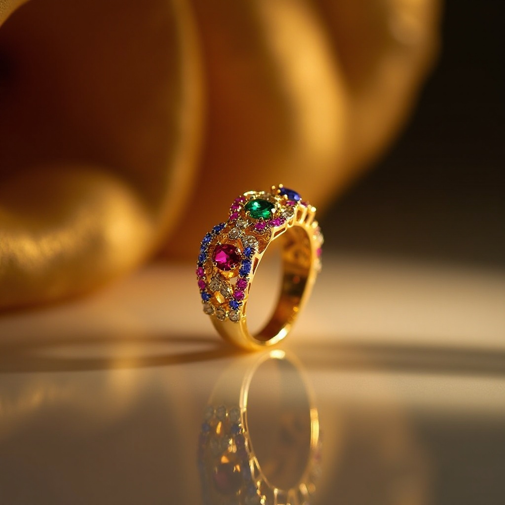 Descubre Anillos Oro con Piedras de Colores