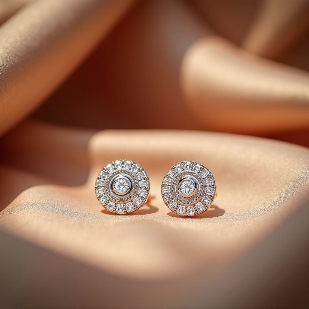 pendientes de diamantes louis vuitton