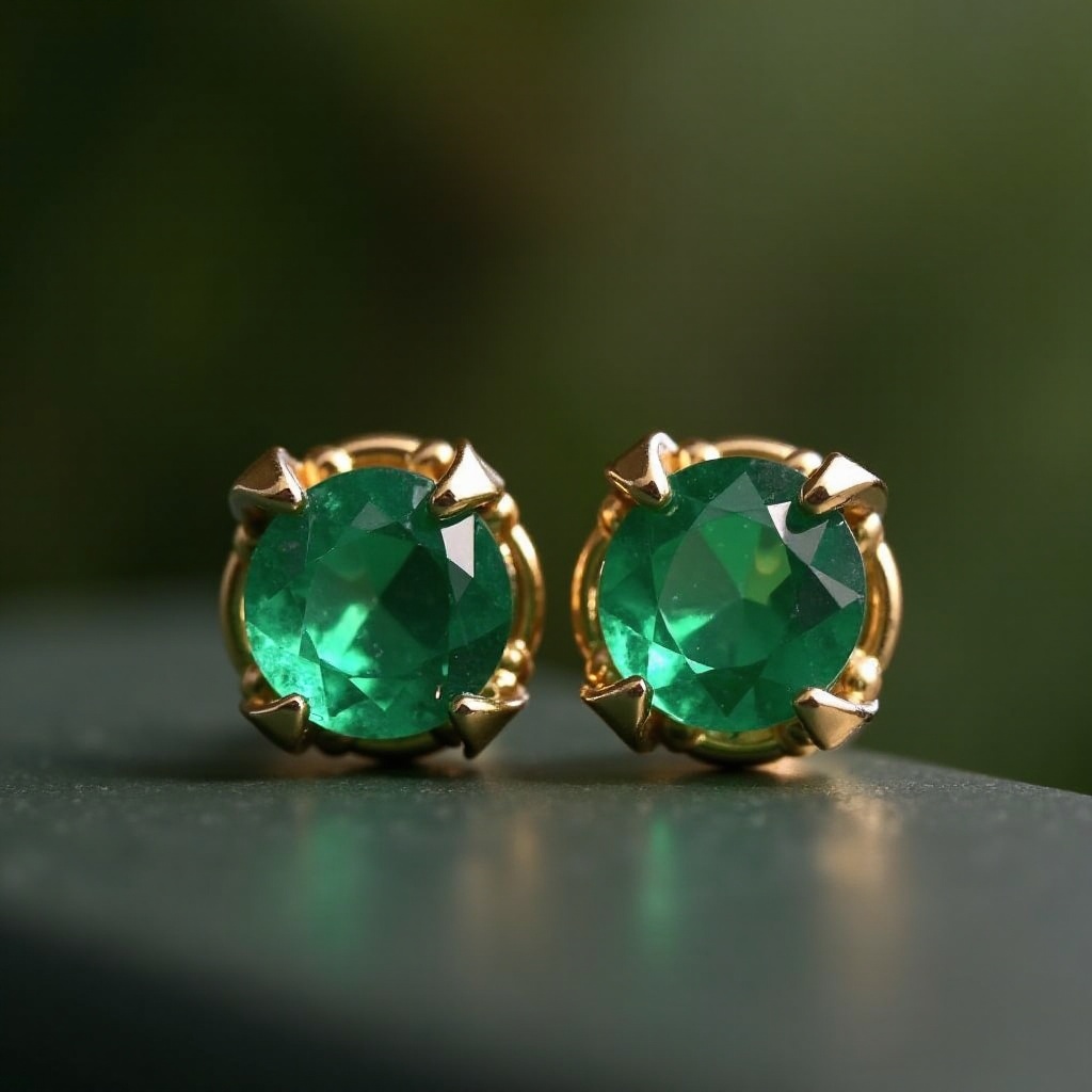 Ohrstecker Gold mit Smaragd: Eleganz & Tipps
