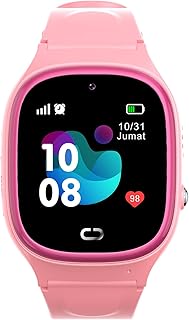 Karlak 1.3インチスクリーン付きキッズスマートウォッチ、GPSとカメラ搭載、IP67防水、緊急SOS機能。男の子と女の子へのギフトに最適です。