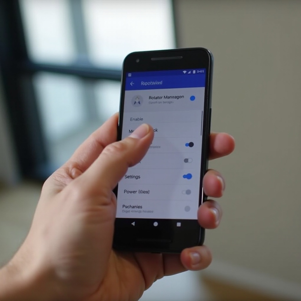 bildschirm drehen handy