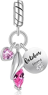 QeenseKc 12 Teardrop Birthstone Birthday Charm for Pandora Bracelet Gift for Her